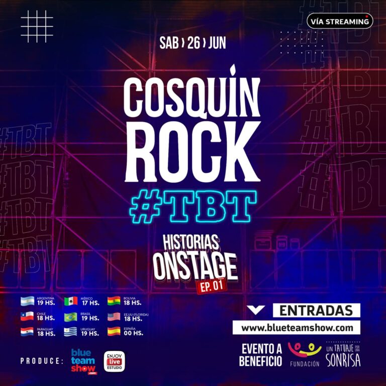 COSQUIN ROCK #TBT HISTORIAS ONSTAGE