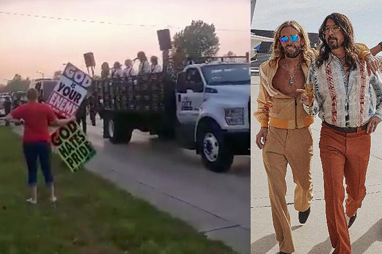 Foo Fighters ha vuelto a trollear a la Iglesia Bautista de Westboro