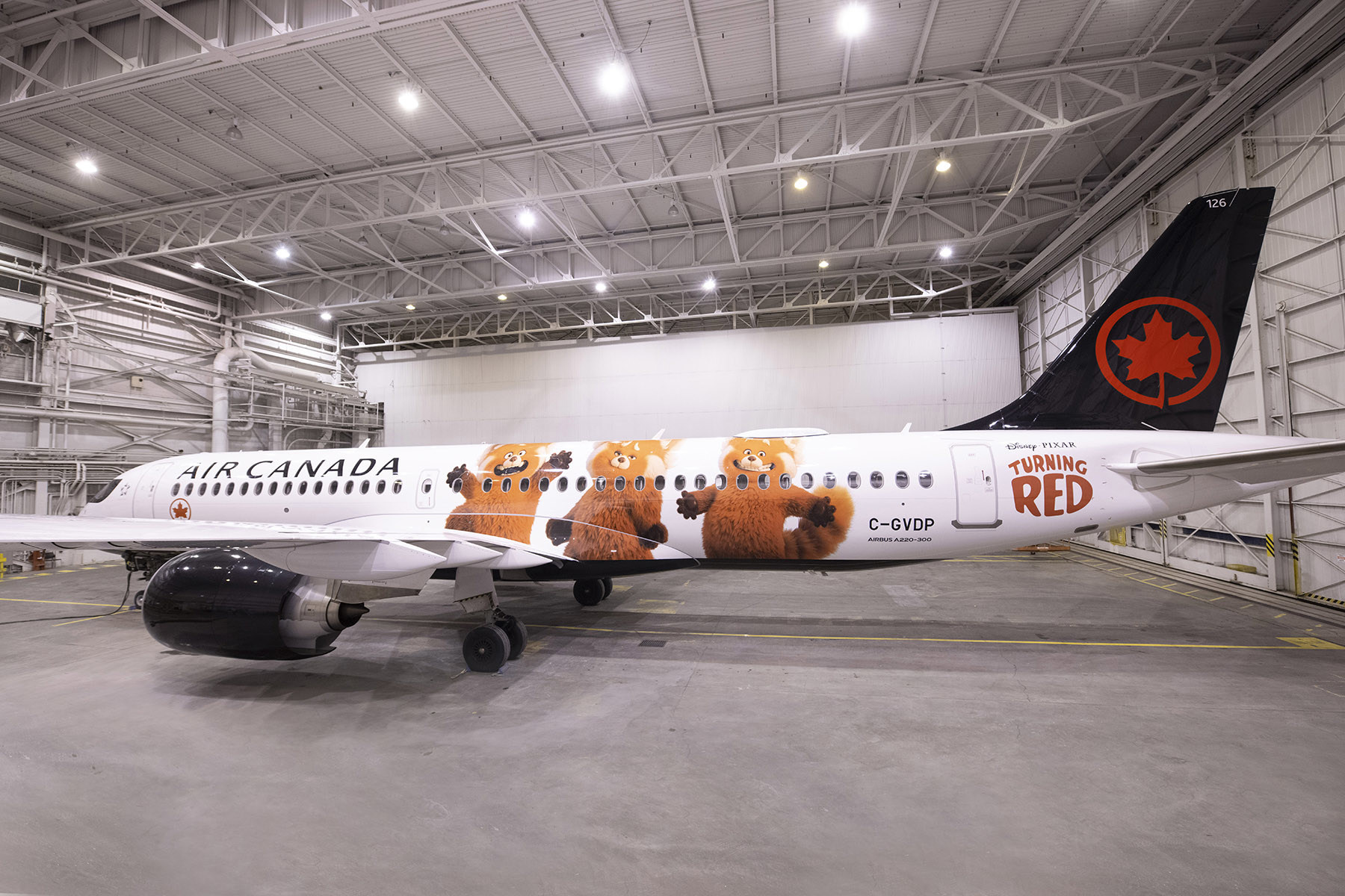 Air Canada-Air Canada Unveils Turning Red Themed Aircraft Celebr