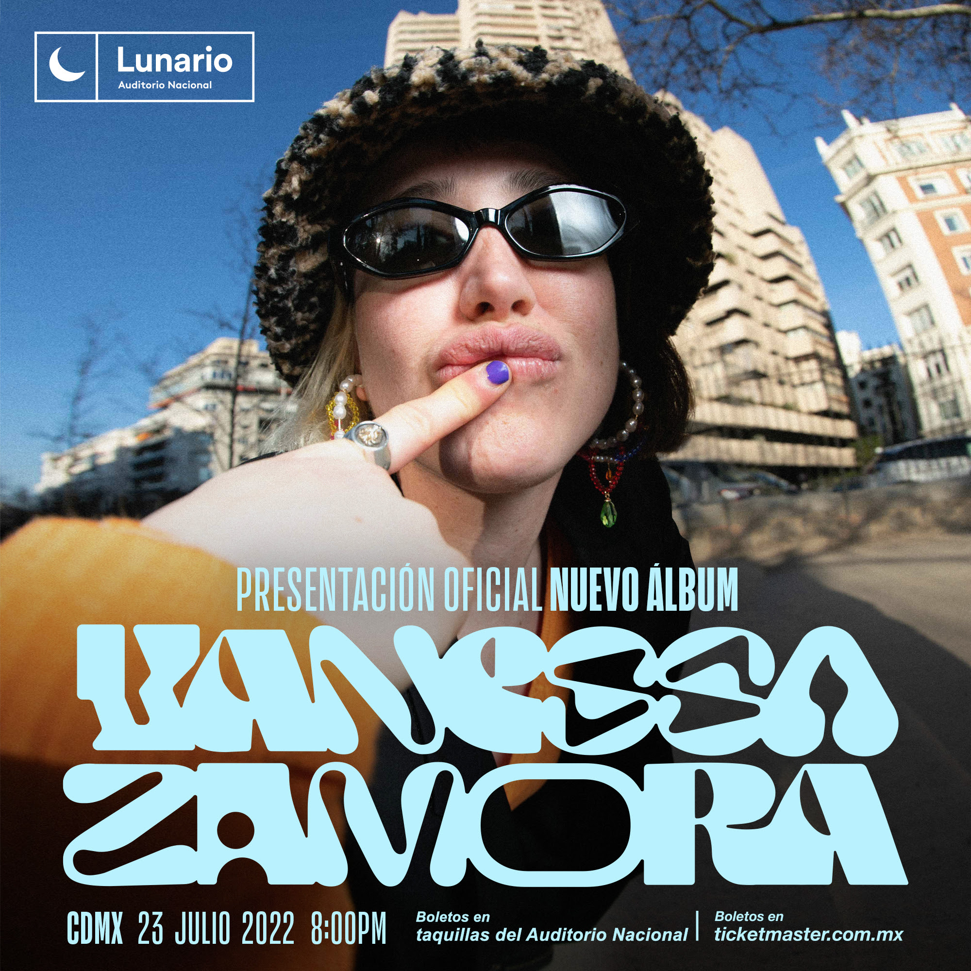 Vanessa Zamora presentará nuevo disco en el Lunario del Auditorio Nacional