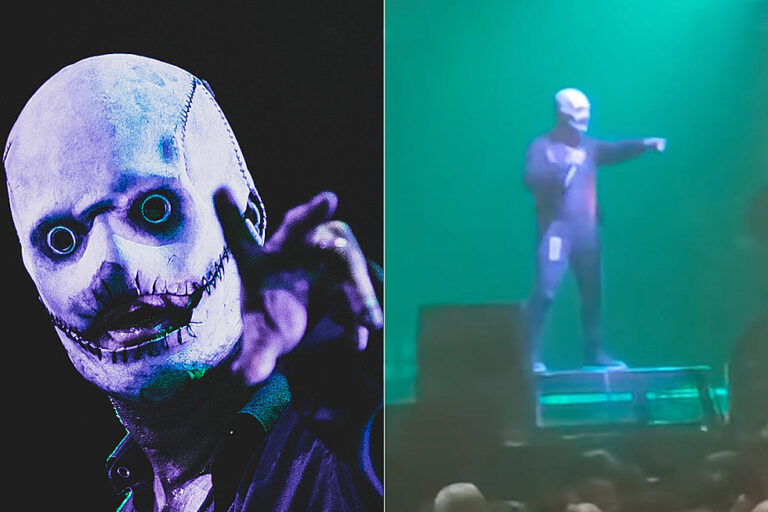Corey Taylor detiene el show de Slipknot