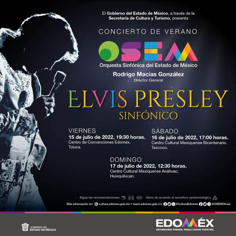 Conciertos de Verano de la OSEM con Elvis Presley Sinfónico