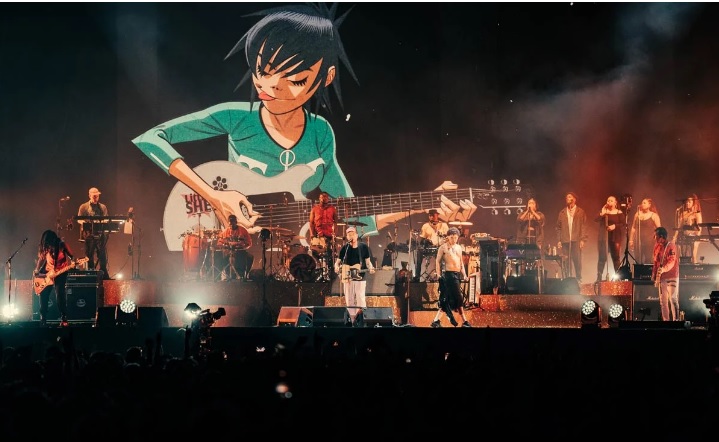 Gorillaz publica un adelanto de su nueva canción “Cracker Island”
