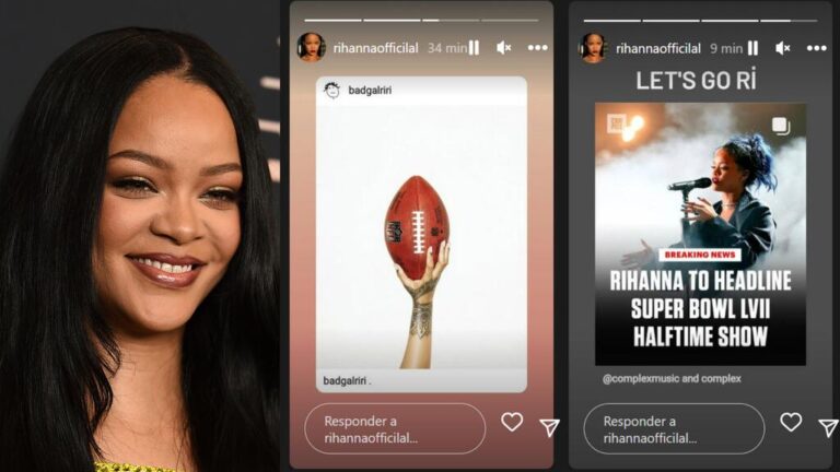 Rihanna confirma que cantará en show de Medio Tiempo del Super Bowl 2023 tras negarse en 2019