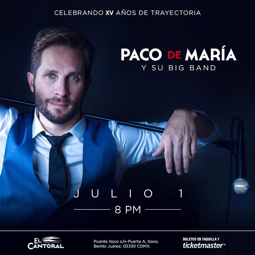 PACO DE MARIA MAYO 2023 CANTORAL CARTEL