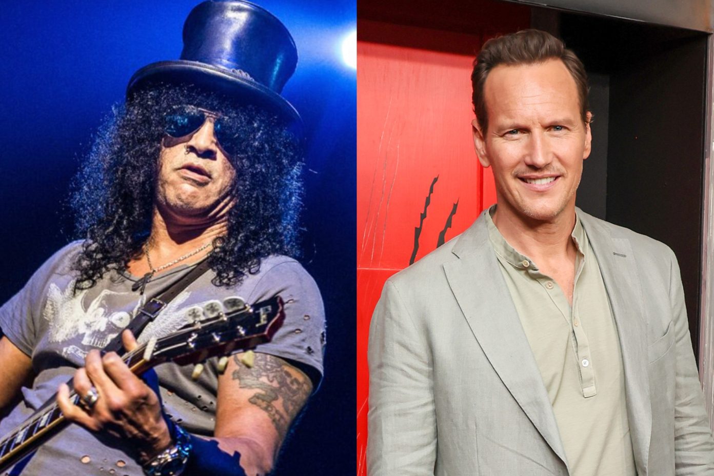 Slash y Patrick Wilson se unieron por su amor por el terror