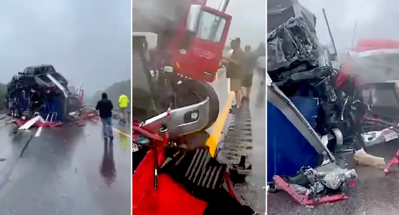 Camión que transportaba equipo de Metallica a Montreal involucrado en un accidente