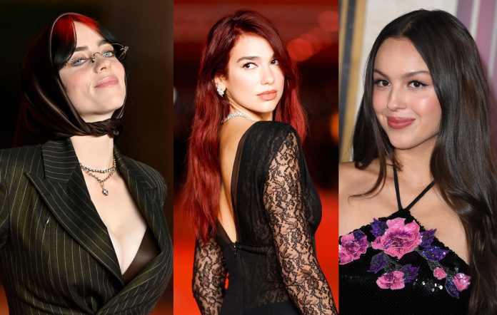 Billie Eilish, Dua Lipa y Olivia Rodrigo entre los artistas preseleccionados de los Oscar 2024