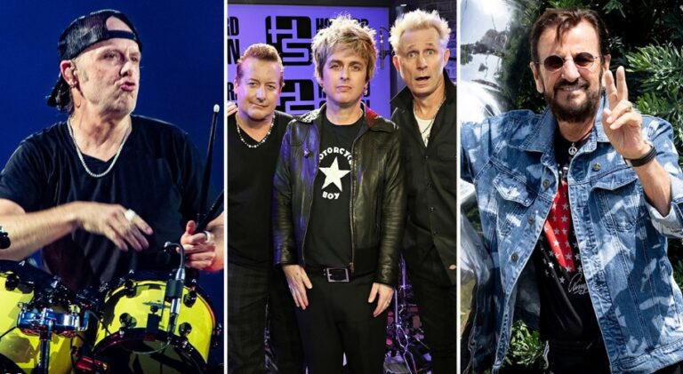Green Day elogia a Ringo Starr como el mejor baterista de todos los tiempos y elogia a Lars Ulrich