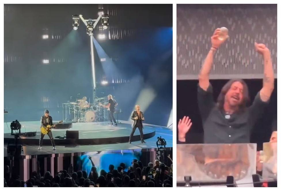 Dave Grohl (Foo Fighters) lo da todo en el último concierto de U2 en Las Vegas
