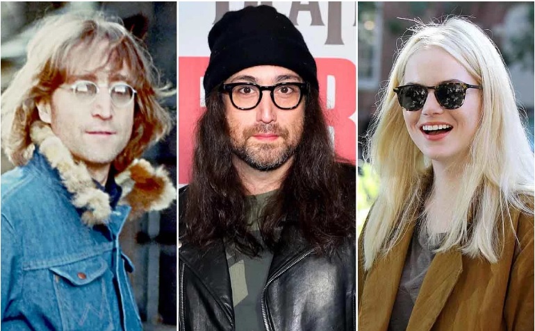 Sean Ono Lennon quiere que Emma Stone interprete a John Lennon en la película de los Beatles