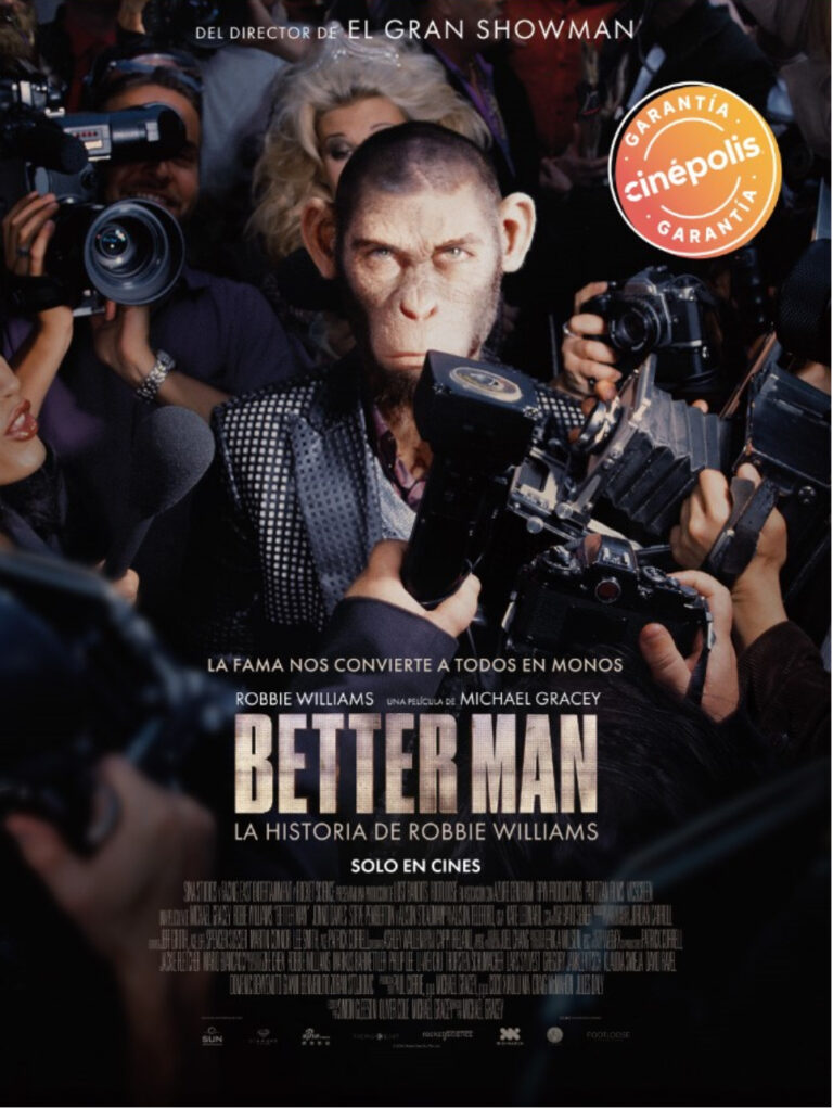 Better Man La historia de Robbie Williams en Cinépolis