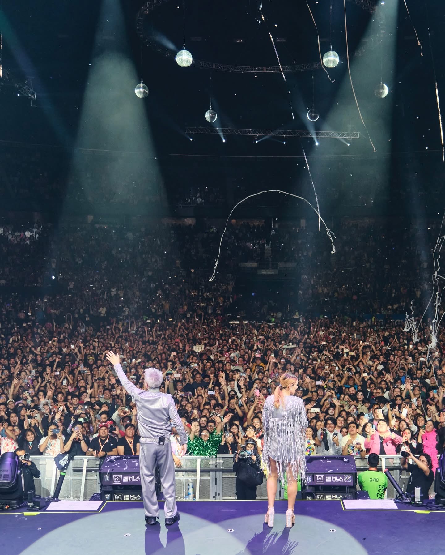 Miranda! Brillos, éxitos y emoción:  Nos regala una noche épica en el palacio de los deportes