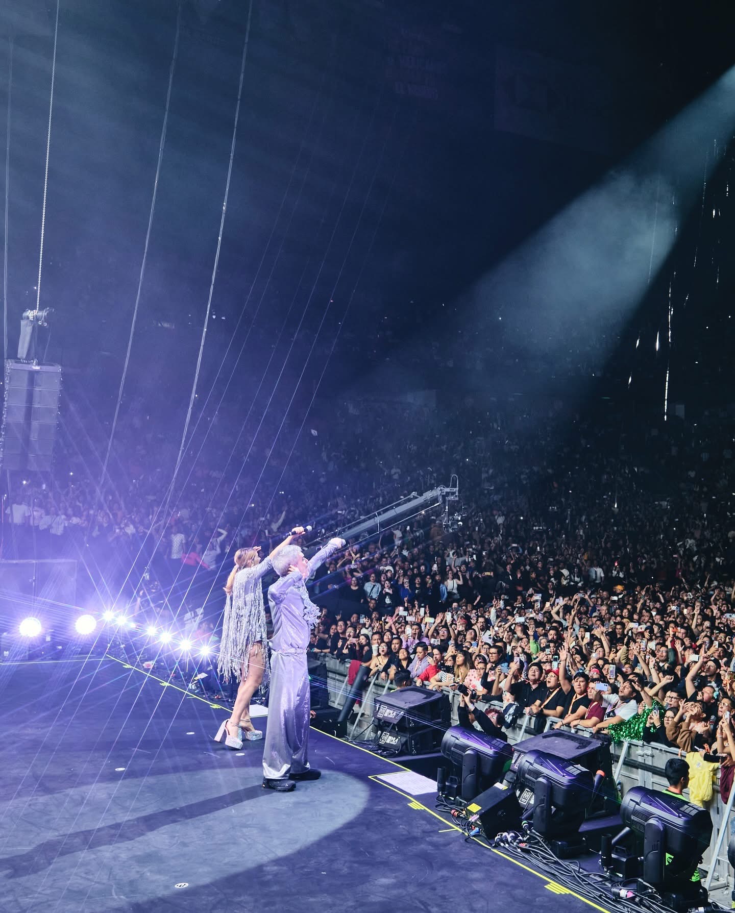 Miranda en el palacio de los deportes