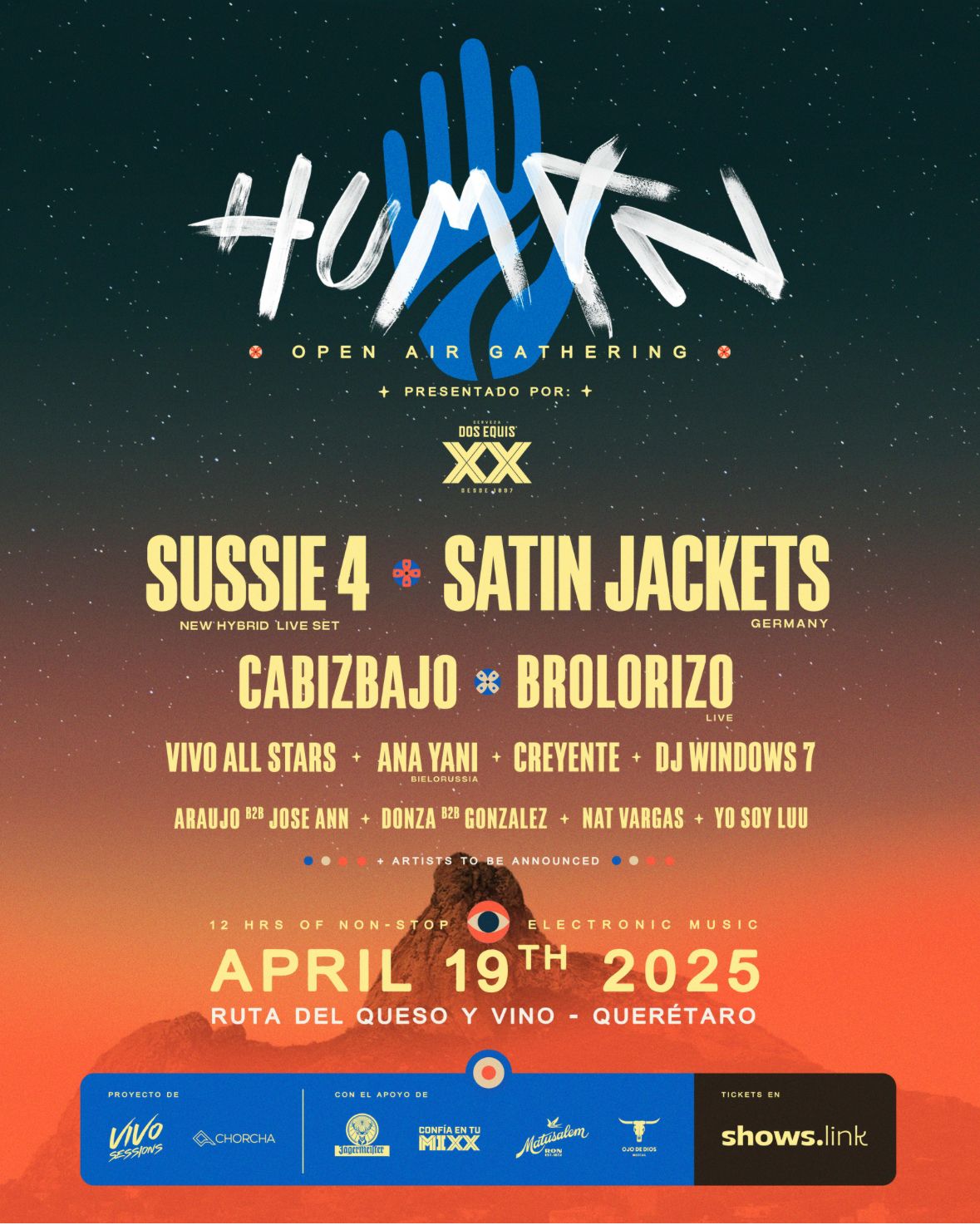 VIVO SESSIONS PRESENTA HUMAN FEST: UNA EXPERIENCIA EXTRASENSORIAL DE MÚSICA