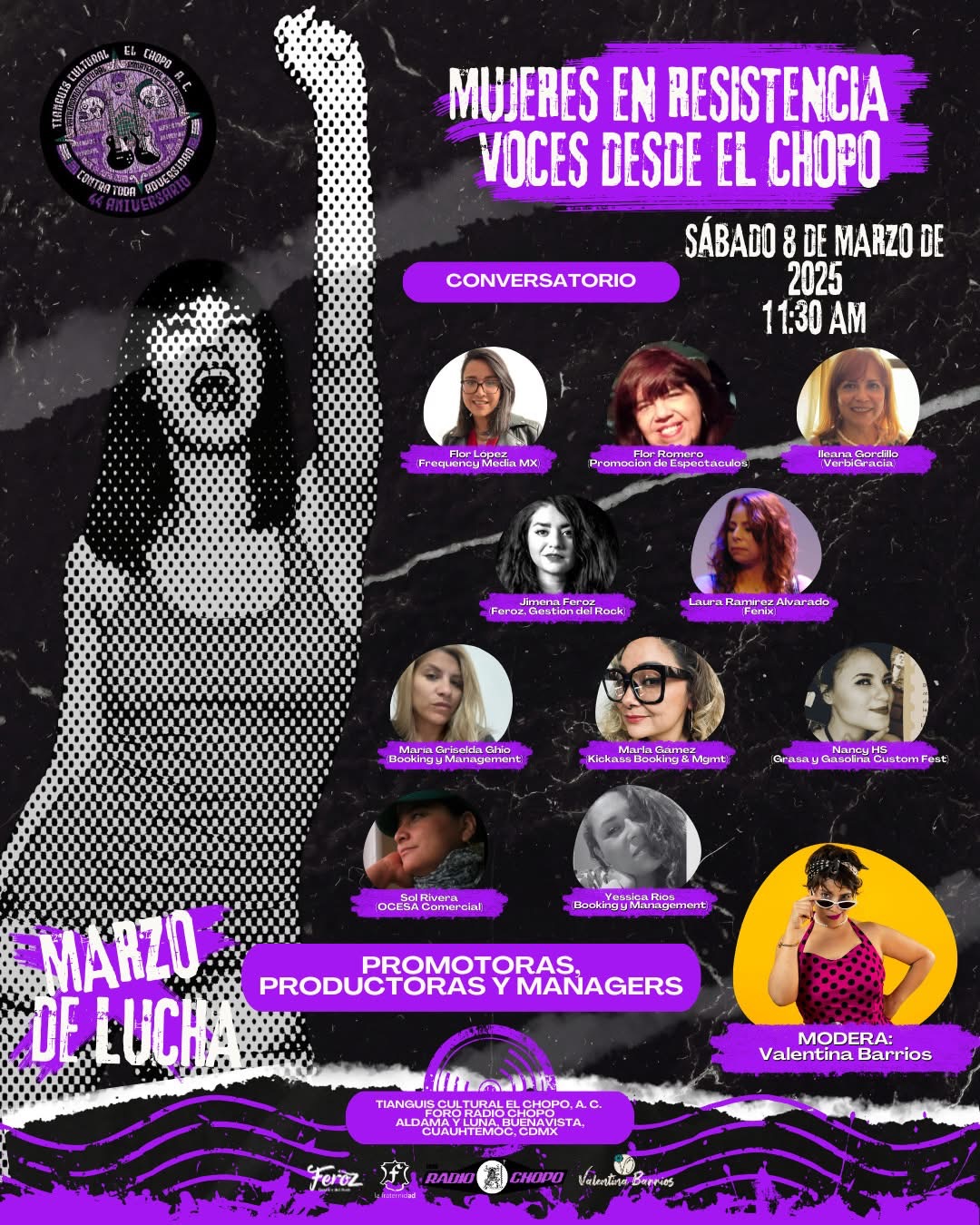 MUJERES EN RESISTENCIA, VOCES DESDE EL CHOPO.