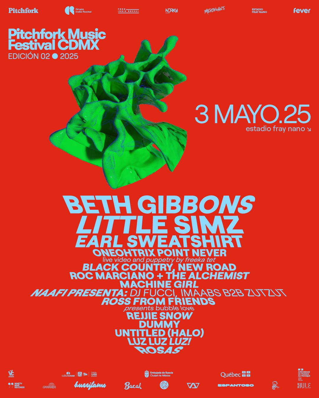 Pitchfork Music Festival CDMX 2025 DÍA 2