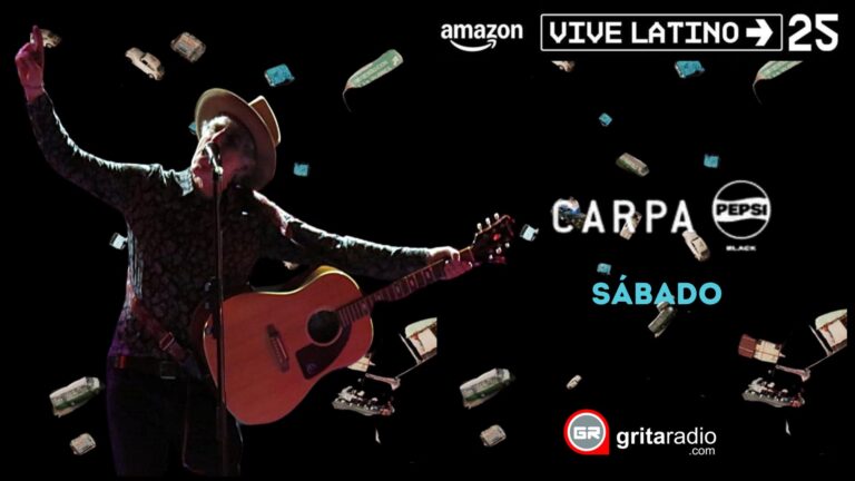 VIVE LATINO 2025 SABADO CARPA PEPSI BLACK