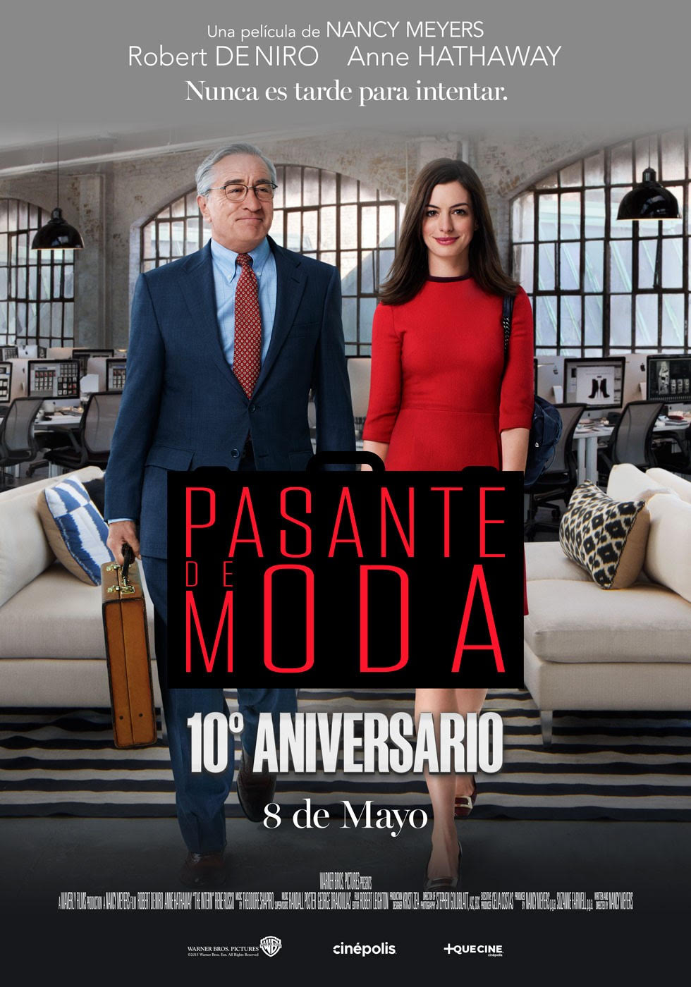 reestreno de Pasante de Moda en su décimo aniversario