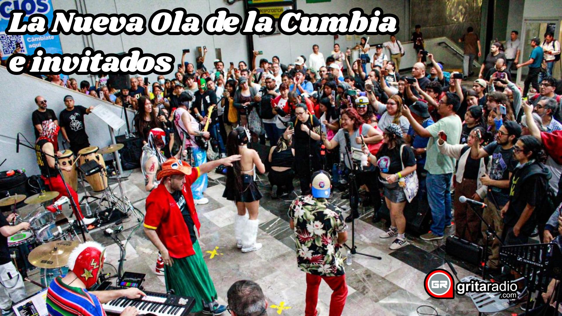 LA NUEVA OLA DE LA CUMBIA INSULINI LOS ESPANTA SUEGRAS LA COREAÑERA, METRO CHABACANO CDMX