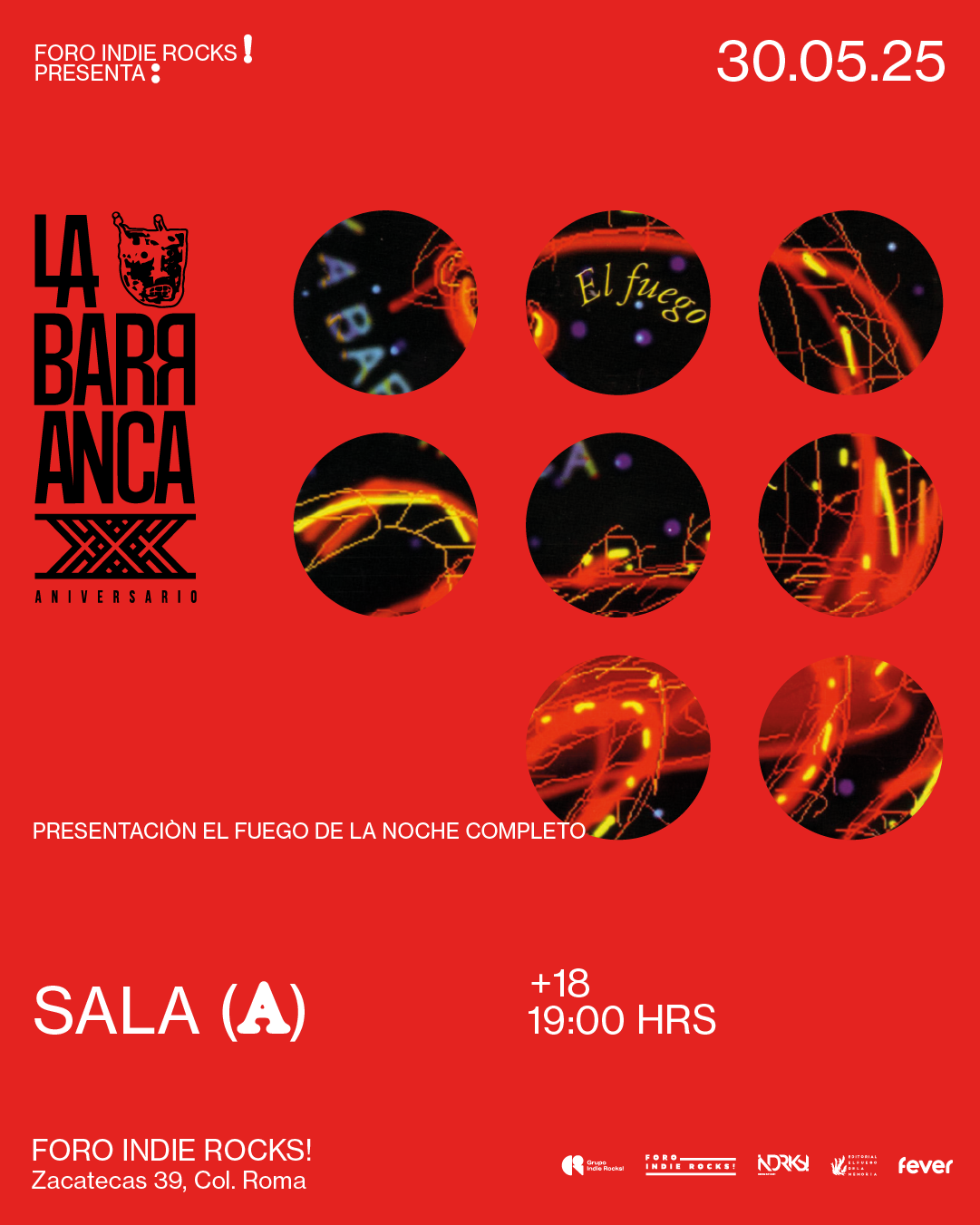 Gana Boletos para la barranca en el Foro Indie Rocks