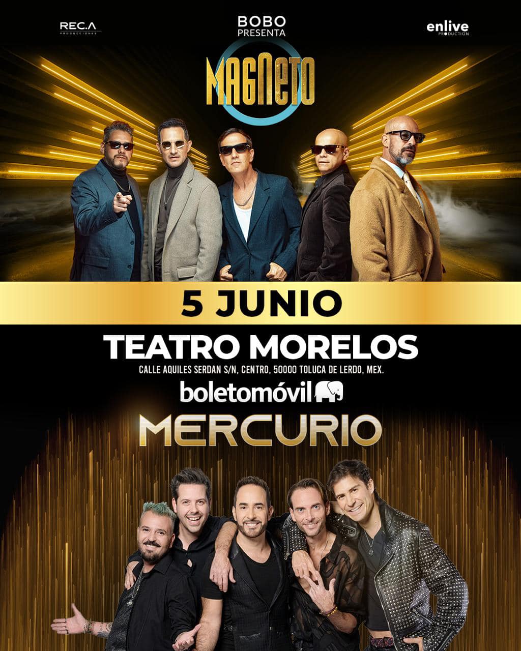 MAGNETO MERCURIO TOLUCA JUNIO 2025 CARTEL