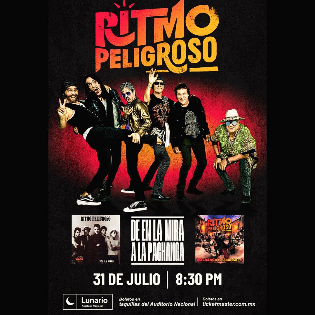 RITMO PELIGROSO HARAN VIBRAR EL LUNARIO DEL AUDITORIO NACIONAL