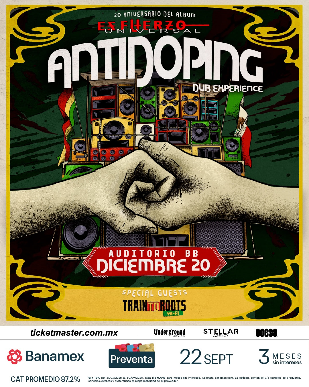 Antidoping celebra 20 años de Esfuerzo Universal en el Auditorio BB