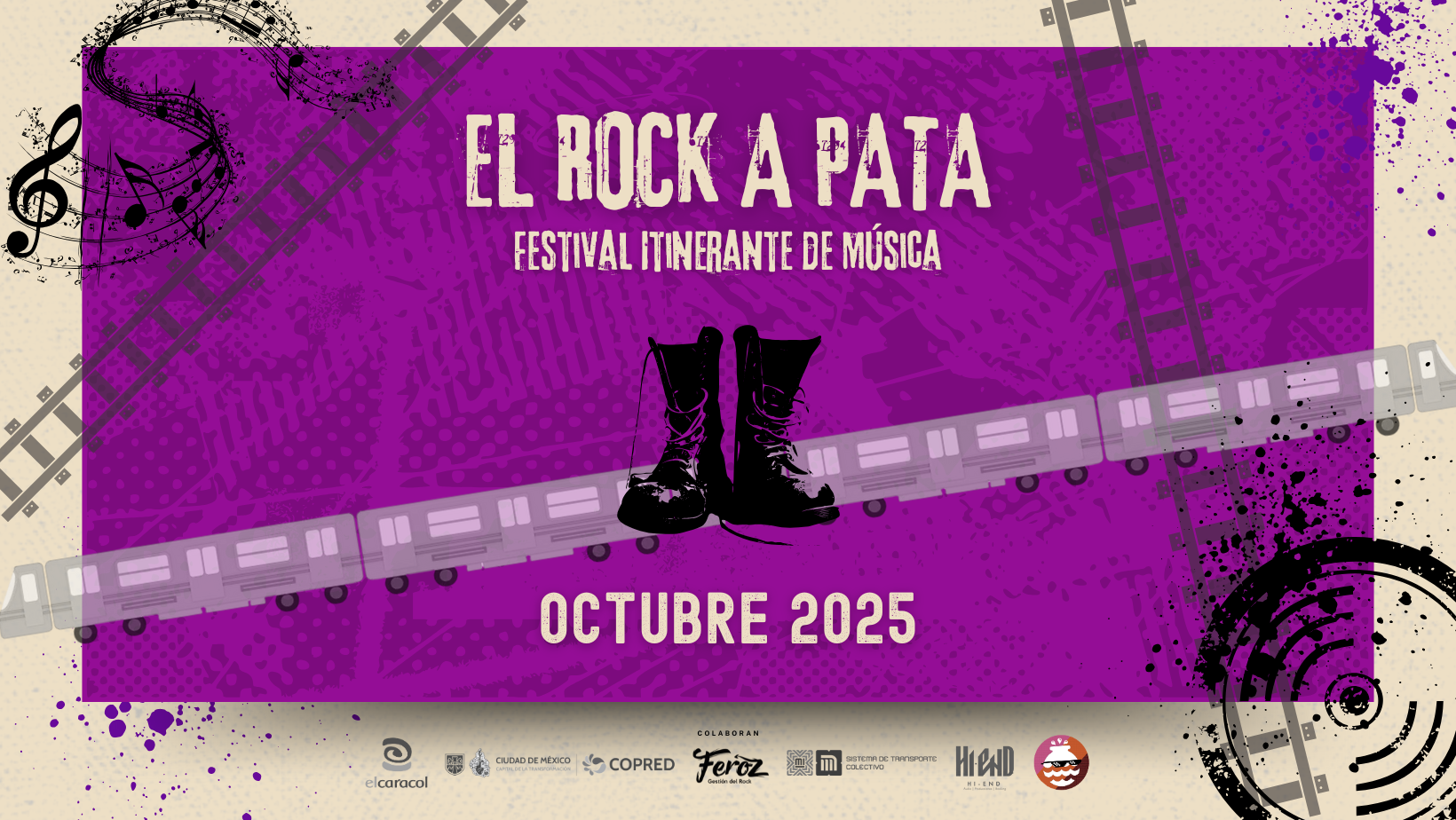 El Rock a Pata 2025 vuelve a tomar las estaciones del Metro de la CDMX