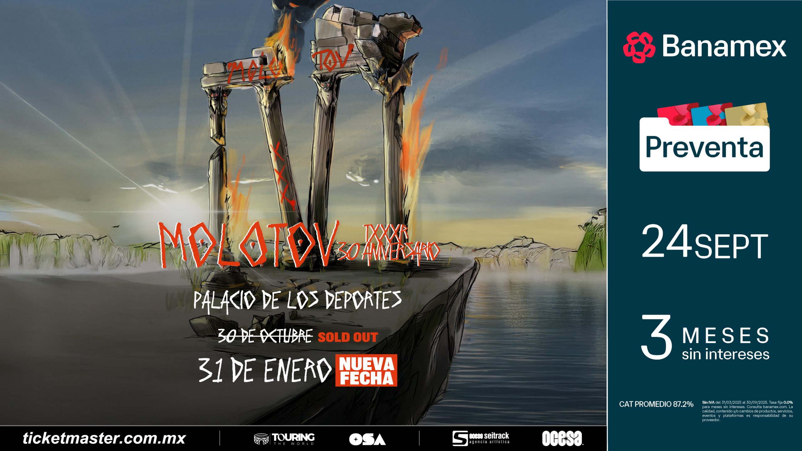MOLOTOV celebrará su TXXXR 30 Aniversario con una noche más en la CDMX