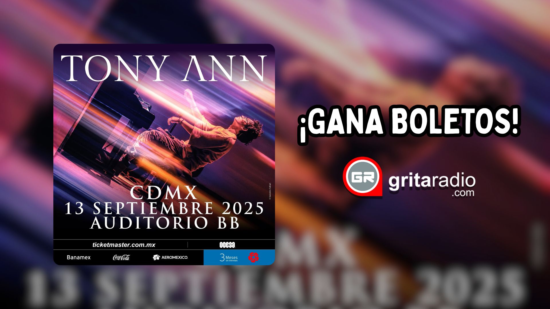 Tony Ann Auditorio BB Septiembre