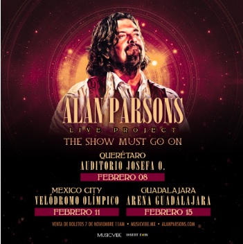 ALAN PARSONS LIVE PROJECT REGRESA A MÉXICO CON “THE SHOW MUST GO ON”