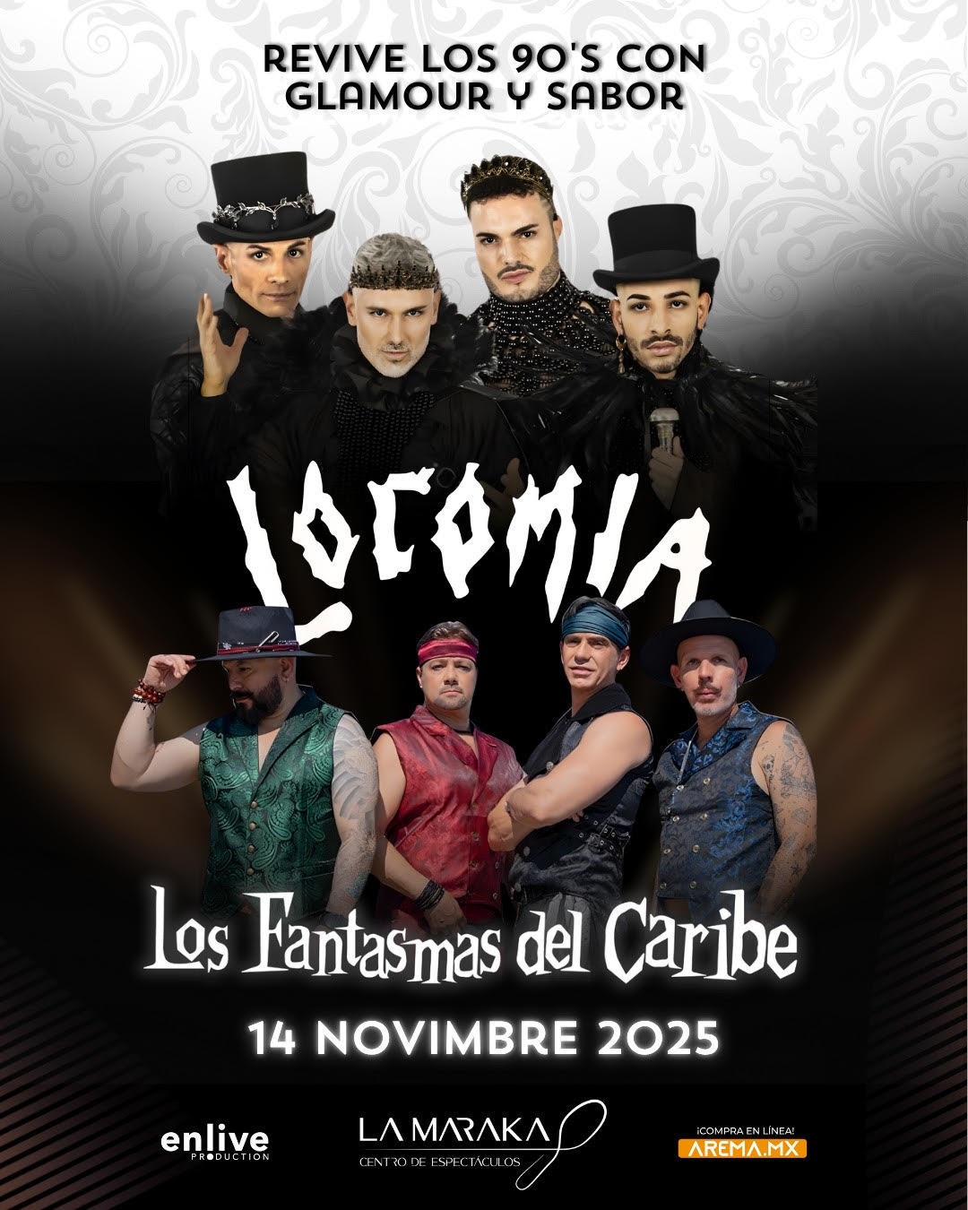 LOCOMÍA Y LOS FANTASMAS DEL CARIBE LLEGAN A LA MARAKA