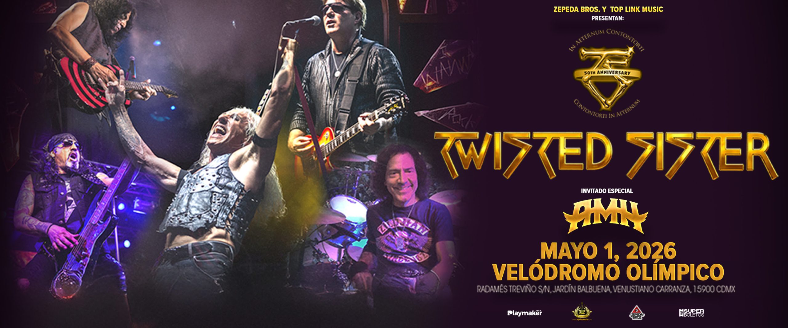 TWISTED SISTER REGRESA A MÉXICO
