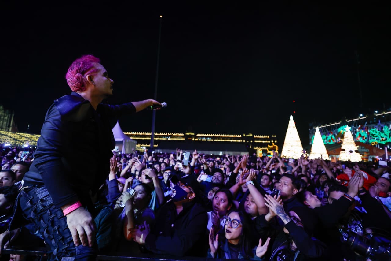 REÚNE 80 MIL ASISTENTES CONCIERTO DE LAS VÍCTIMAS DEL DOCTOR EN EL ZÓCALO