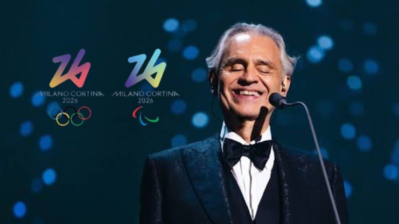 Andrea Bocelli se presentará en la Apertura de los Juegos Olímpicos de Milán-Cortina 2026