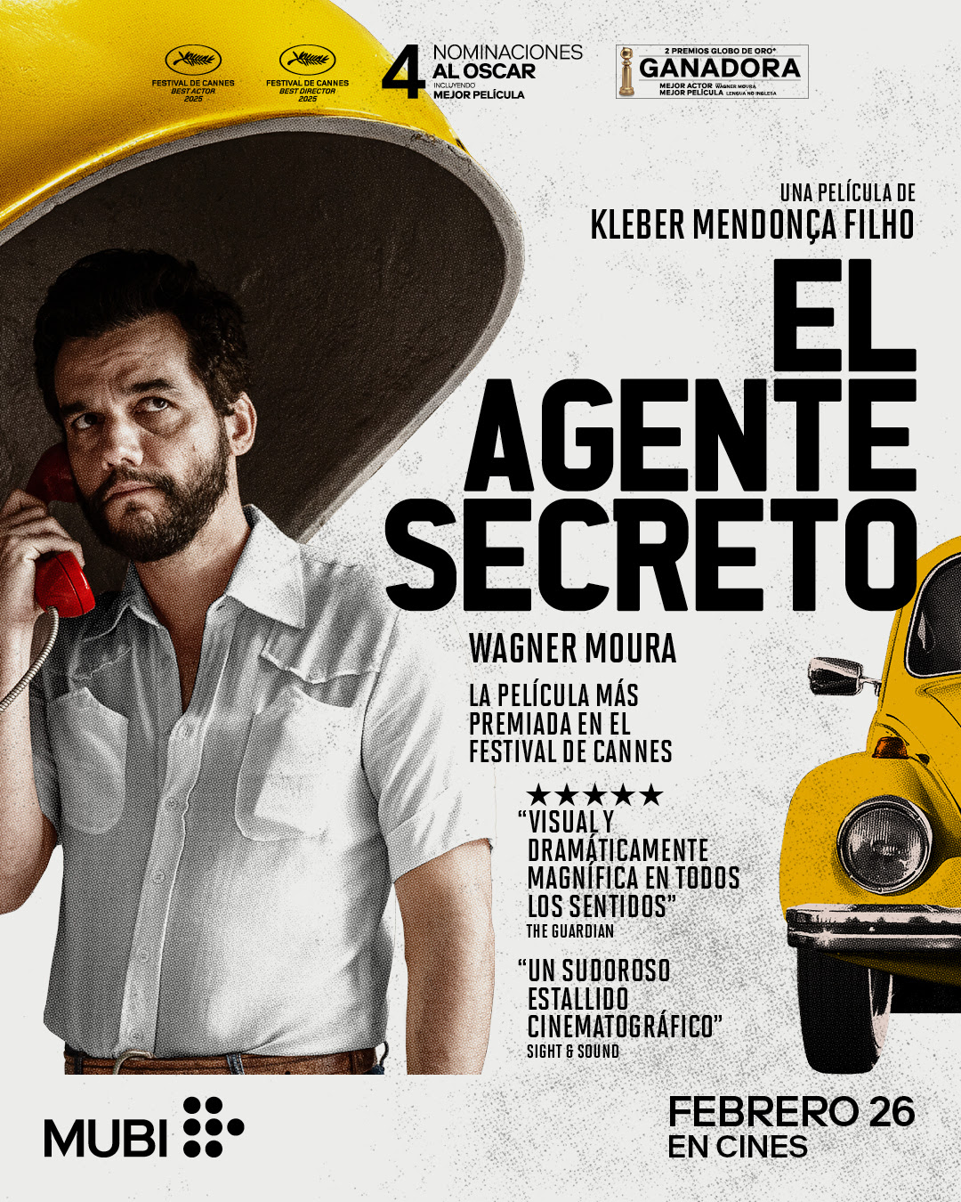 'EL AGENTE SECRETO LLEGA A CINES EL 26 DE FEBRERO