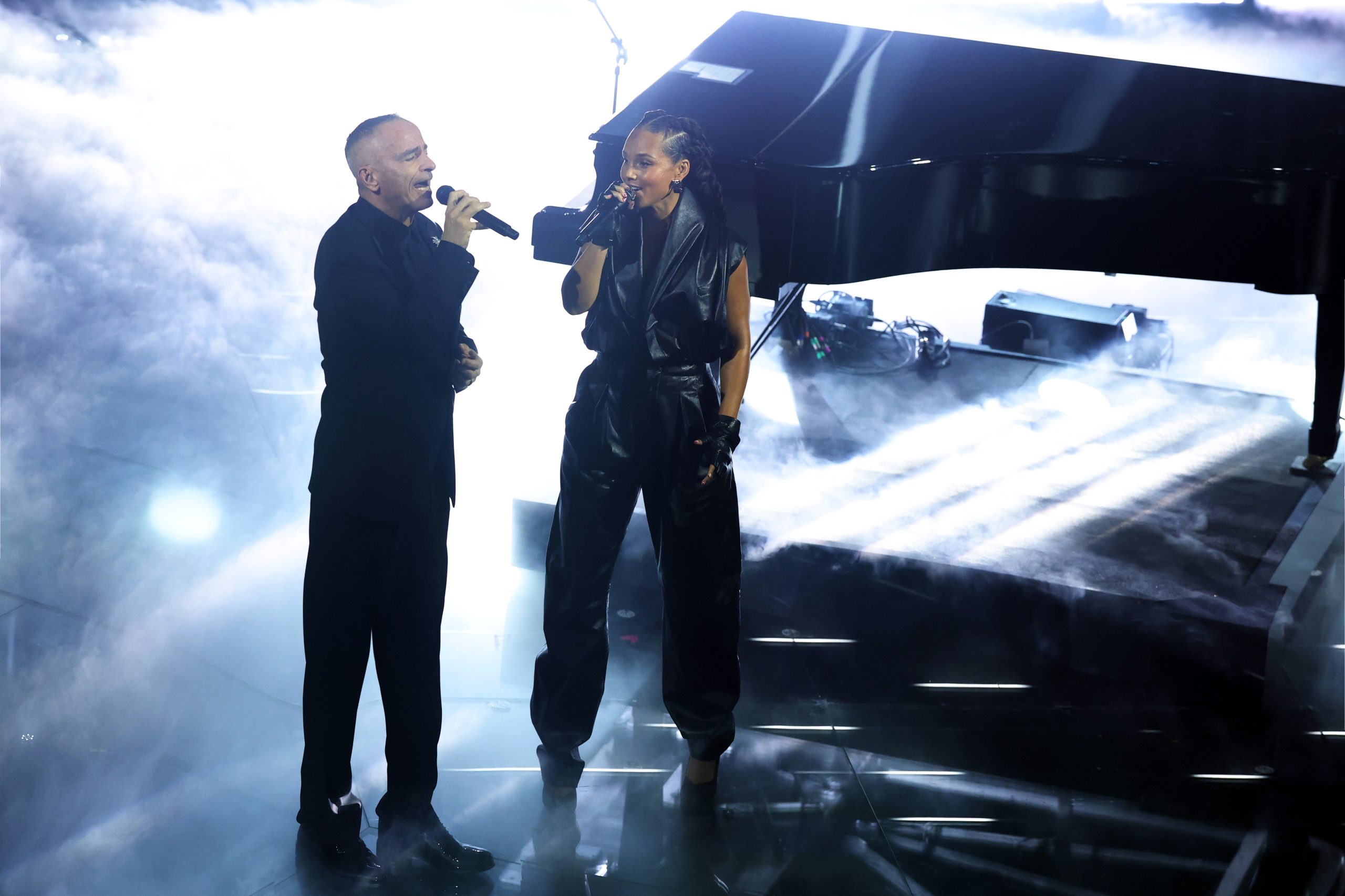 Eros Ramazzotti y Alicia Keys presentan 'La Aurora' desde el Festival de San Remo 2026