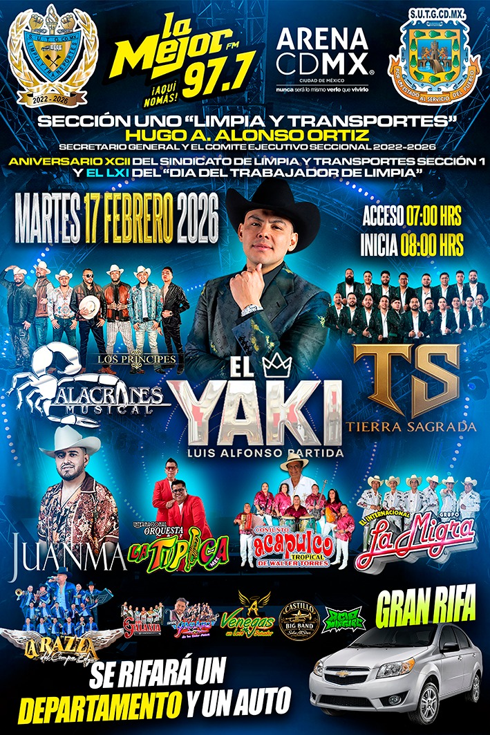 LIMPIA ARENA CDMX FEB 2026 CARTEL