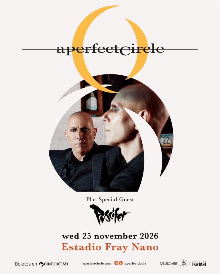A PERFECT CIRCLE OFRECERÁ SU PRIMER CONCIERTO EN CDMX