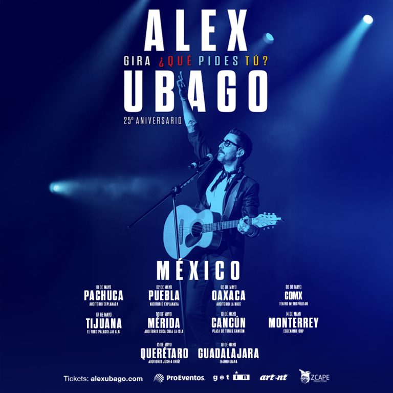 ALEX UBAGO TOUR NOV 2025 CARTEL