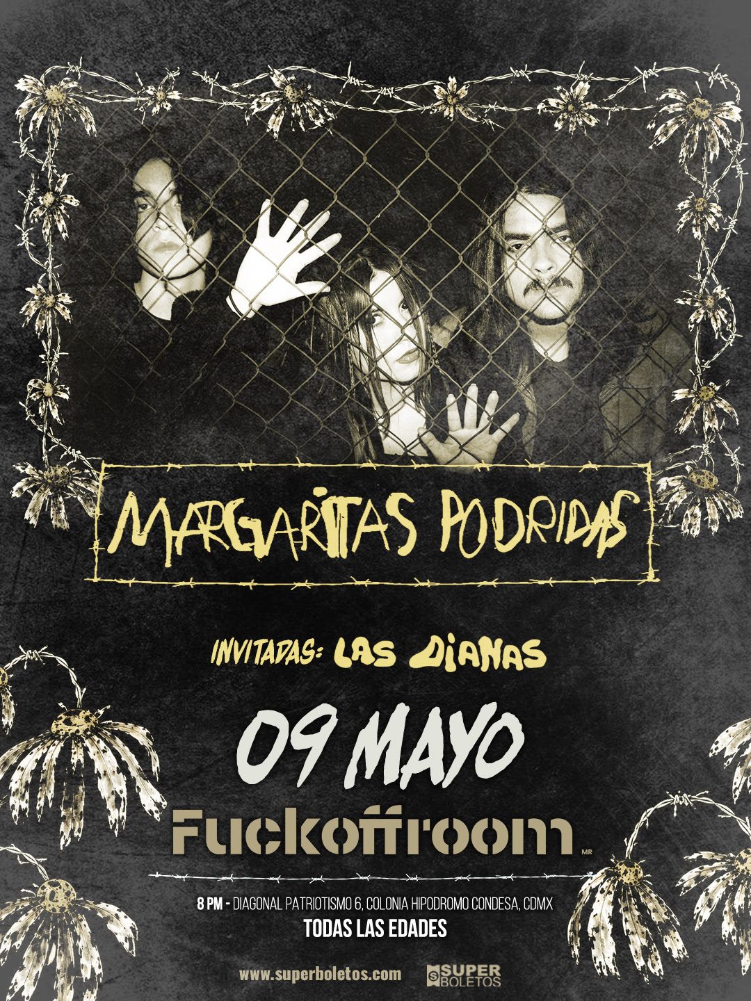 Las Dianas abren el show de margaritas podridas