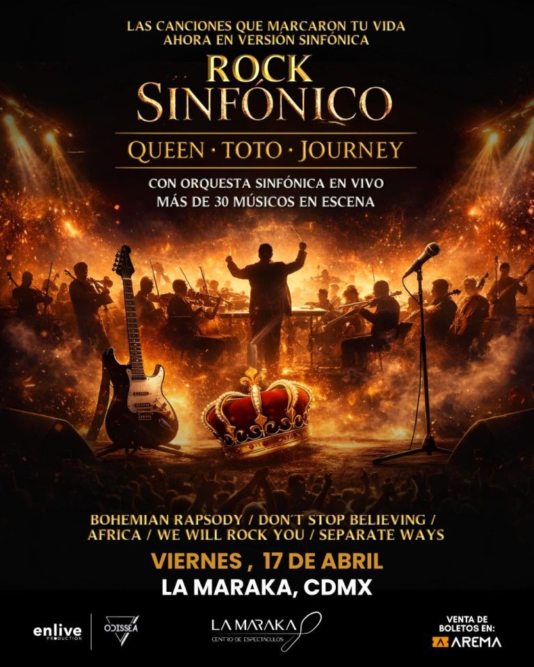 ROCK SINFONICO LA MARAKA MARZO 2026 CARTEL