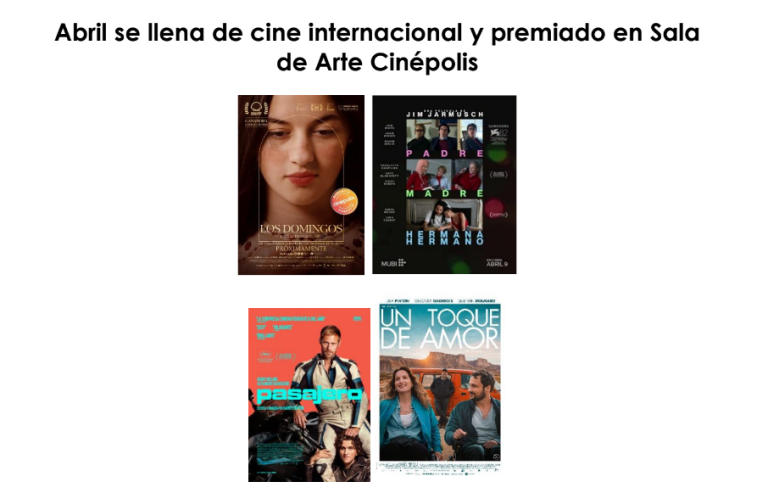 Sala de Arte Cinepolis Abril