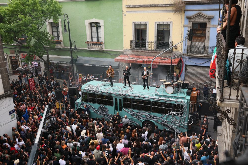 U2 graba nuevo videoclip en las calles de la Ciudad de México